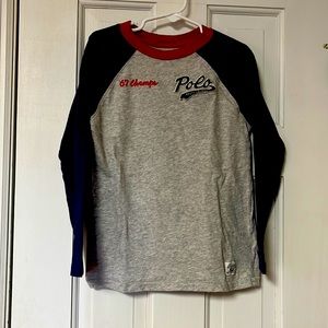 Boys Polo Long sleeve shirt size 6